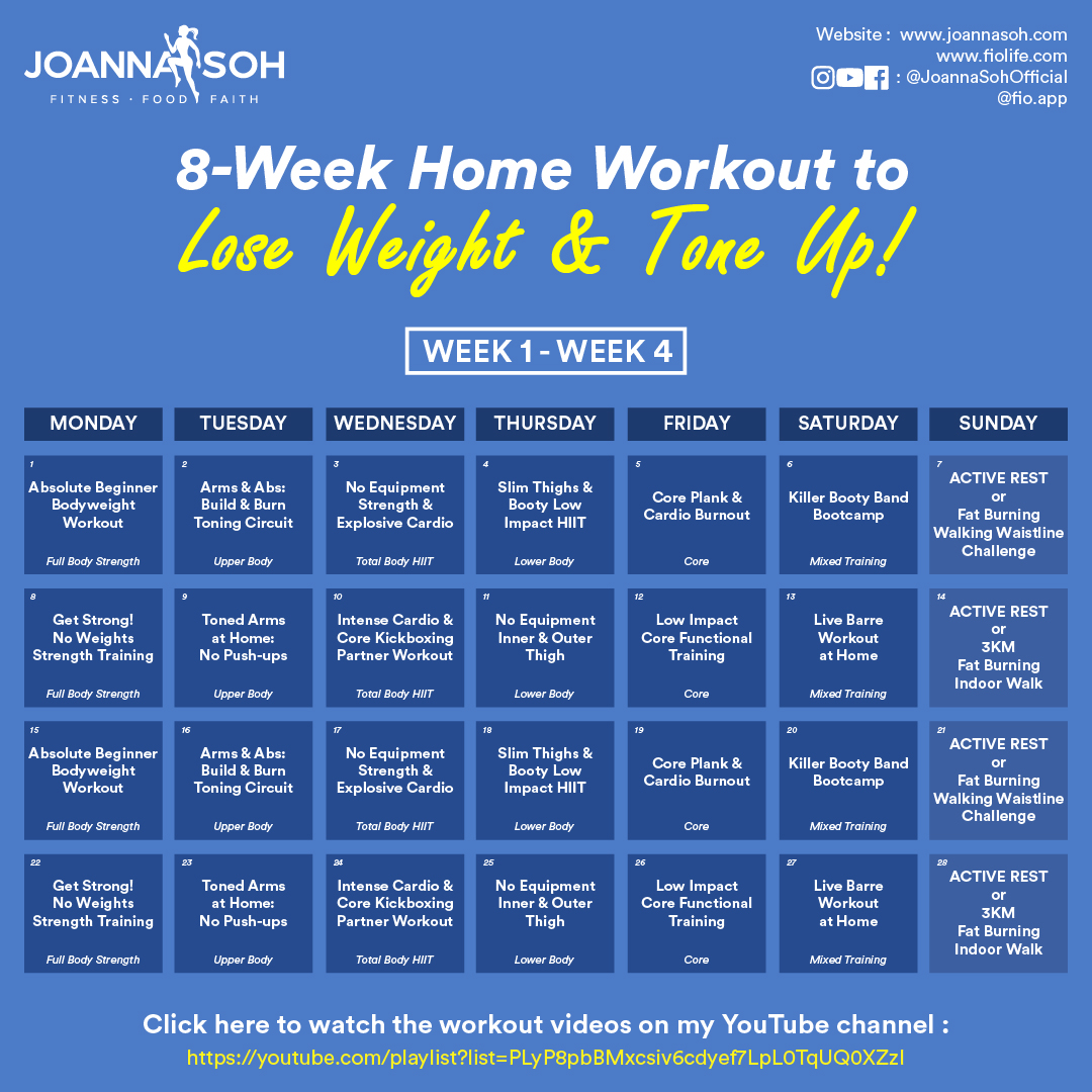 Download Home Weight Loss Workout Plan For Beginners Home